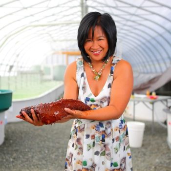 Lourdes Gant Photo with product