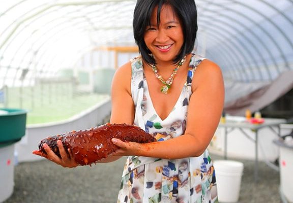 Lourdes Gant Photo with product